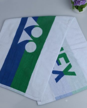 Yarn-dyed jacquard sports towels