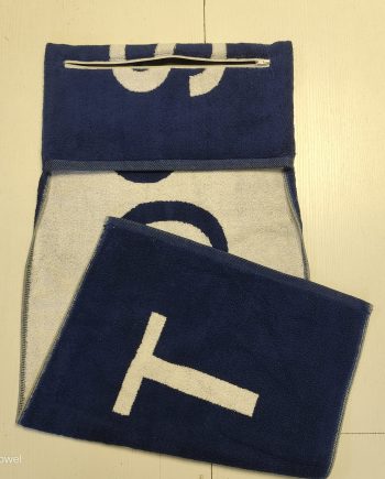 custom gym towels with zippered pocket