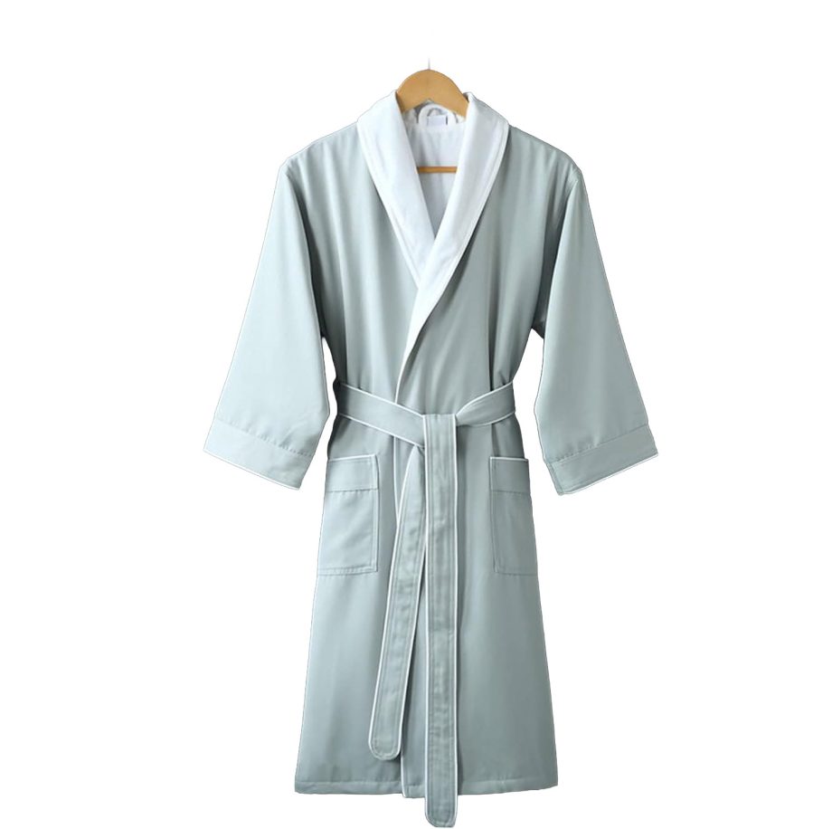 double layer spa robes sage
